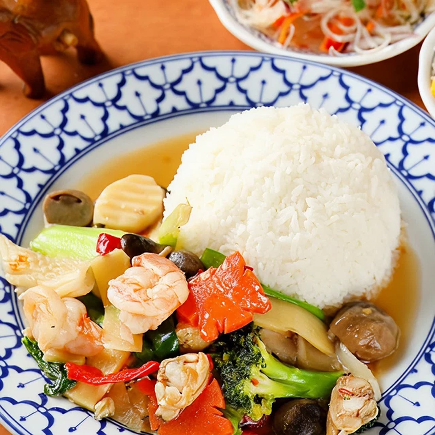 【3】パッキーマオタレー＆ライス弁当